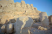 Nemrut Dagi Milli Parki, the tomb of King  Antiochos I, east terrace